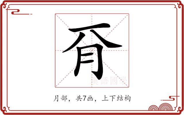 𣍡的部首图片