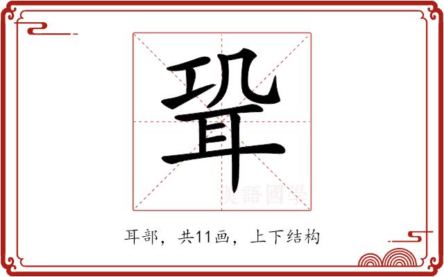 𦕓的部首图片