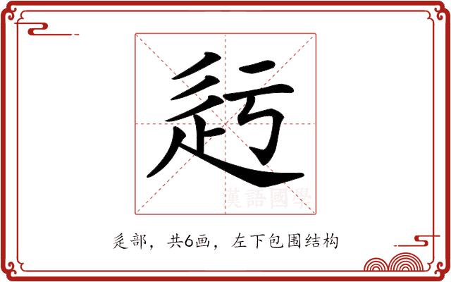 𨑛的部首