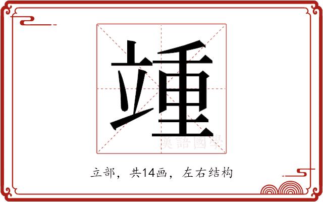 𬔥的部首图片