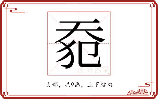 𰋡的部首图片