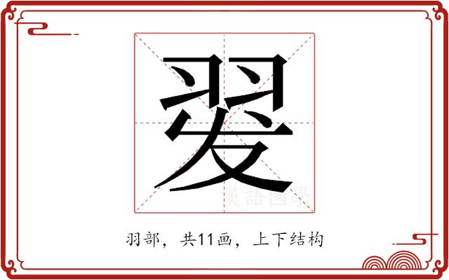 𰭡的部首图片